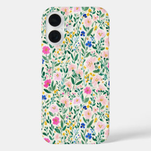 Colorful Floral iPhone 16 Case