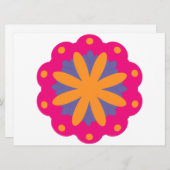 colorful floral circle shapes (Front/Back)