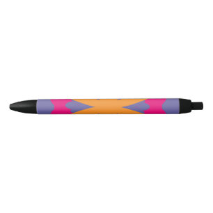 colorful floral circle shapes pen