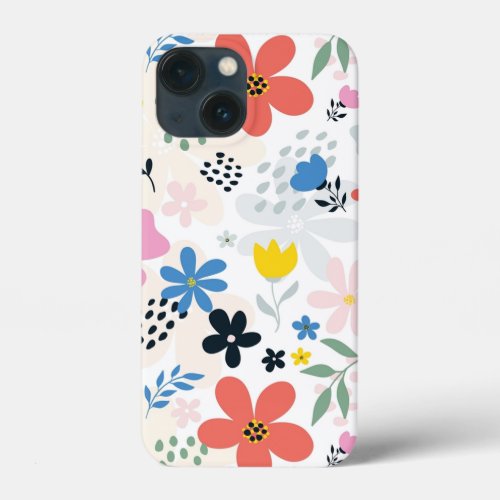 Colorful Floral Design Cath Kidston Sleeveless Top iPhone 13 Mini Case