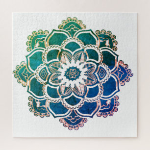 Colorful floral designs jigsaw puzzle