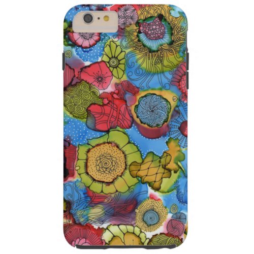 Colorful Floral Doodle IPhone Cover