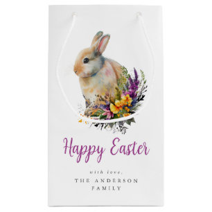 Colorful Floral Easter Small Gift Bag