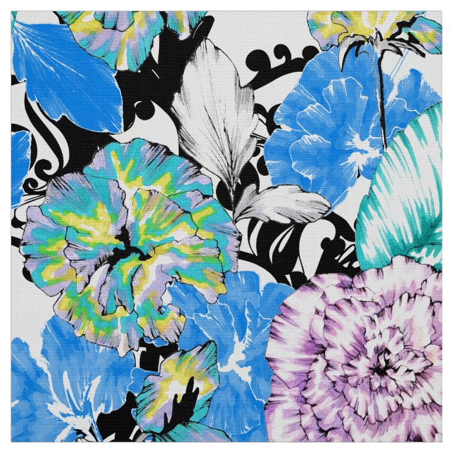 Colorful Floral Fabric (Swatch)