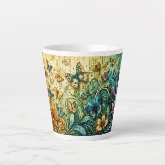 Colorful Floral Fantasy Art Mug | Whimsical Nature