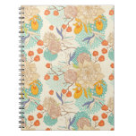 Colorful Floral Garden Pattern Notebook