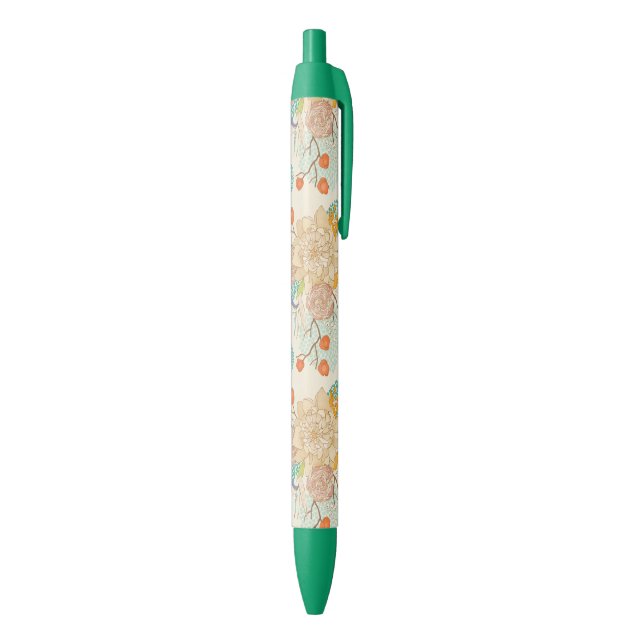 Colorful Floral Garden Pattern Pen (Bottom (Vertical))