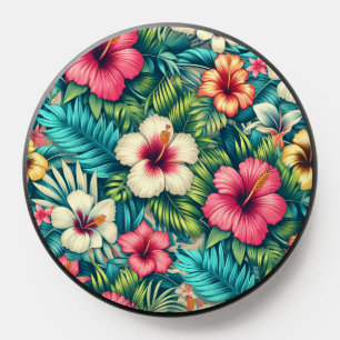 Colorful, floral Hawaiian/tropical PopSocket