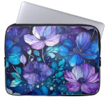 Colorful Floral Ink Art Laptop Case