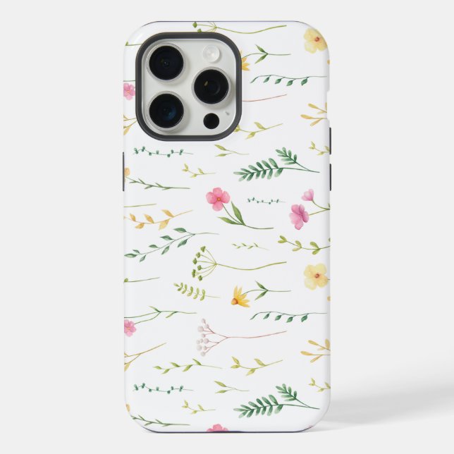 Colorful Floral iPhone Case (Back)