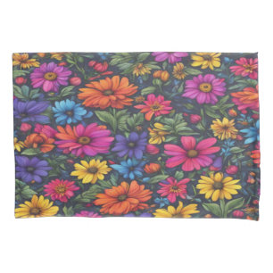 Colorful Floral Mix - Pillowcase