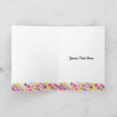 colorful floral mother's day photo card (Inside)