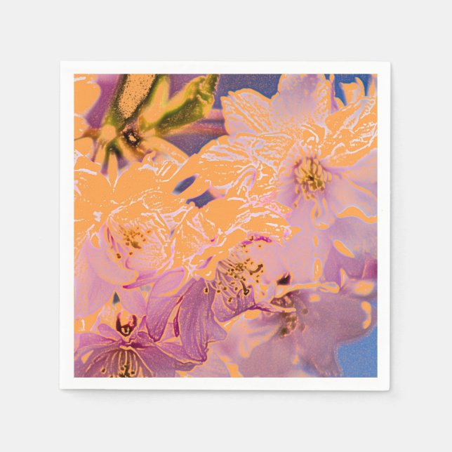 Colorful Floral Napkins (Front)