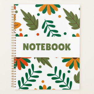 Colorful Floral Notebook – Minimalist Planner