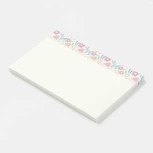 Colorful floral Notes Design