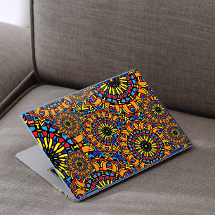 Colorful Floral Oriental Ethnic Mandalas HP Laptop Skin