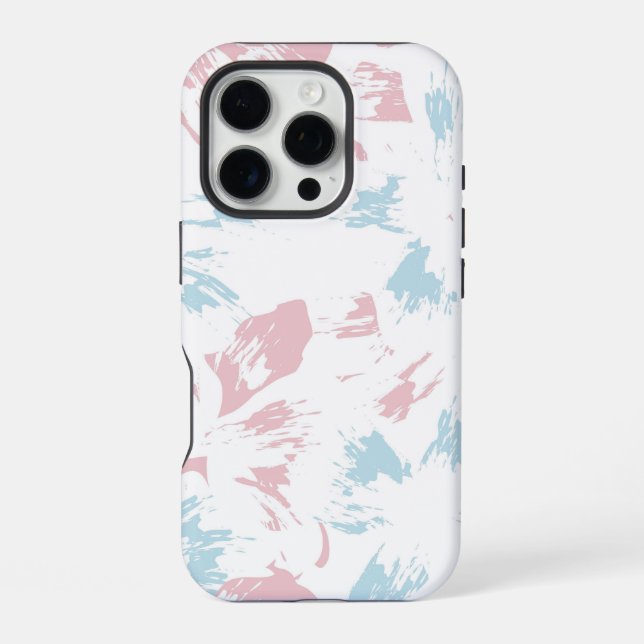 Colorful Floral Pattern Background iPhone Case (Back)