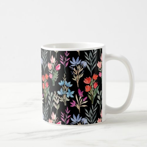 Colorful Floral Pattern                       Coffee Mug