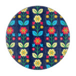 Colorful Floral Pattern Cutting Board