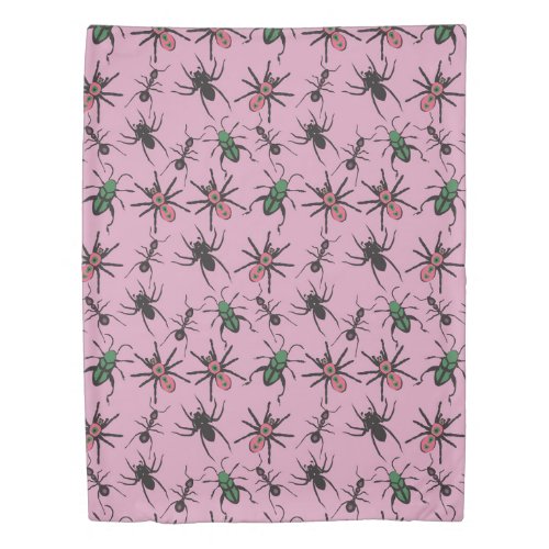 Colorful Floral Pattern Duvet Cover