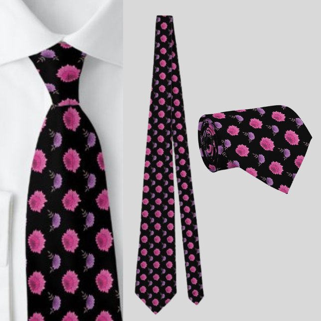 Colorful Floral Pattern          Neck Tie (Creator Uploaded)