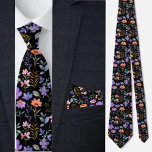 Colorful Floral Pattern                         Neck Tie<br><div class="desc">Colorful Floral Pattern.</div>