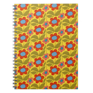 Colorful Floral Pattern Notebook
