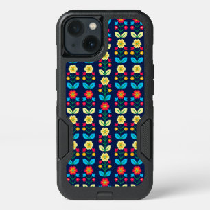 Colorful Floral Pattern iPhone 13 Case