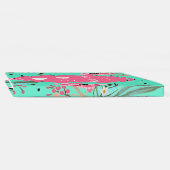 Colorful Floral Pattern Personalized Guestbook (Spine)