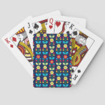 Colorful Floral Pattern Poker Cards