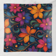 Colorful Floral Pattern | Vibrant Decorative Home 