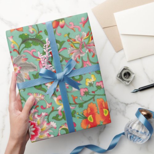 Colorful floral pattern  Wrapping Paper