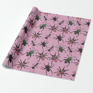 Colorful Floral Pattern Wrapping Paper