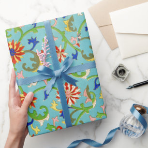 Colorful Floral pattern Wrapping Paper