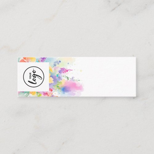 Colorful Floral Perfume Tester Mini Business Card