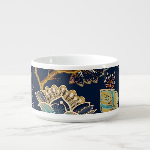 Colorful Floral Seamless Background Bowl