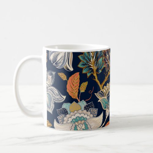 Colorful Floral Seamless Background Coffee Mug
