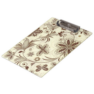 Colorful Floral Seamless Pattern Clipboard