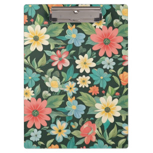 Colorful Floral/Spring Clipboard