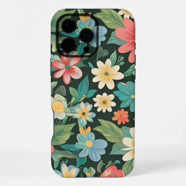 Colorful Floral/Spring  iPhone Case (Back)