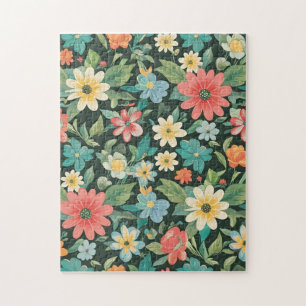 Colorful Floral/Spring Jigsaw Puzzle