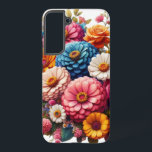 Colorful Floral/Spring Zinnia/Rose Samsung Galaxy S22  Case<br><div class="desc">colorful</div>