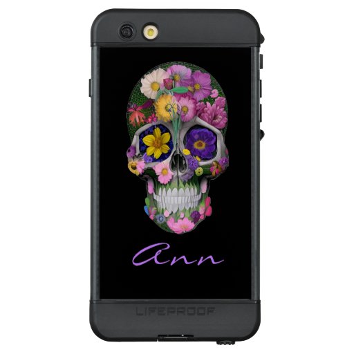 Colorful Floral Sugar Skull Day of the Dead    LifeProof NÜÜD iPhone 6s Plus Case
