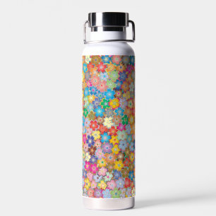 Colorful Floral Thor Copper Vacuum Insulated Water Bottle