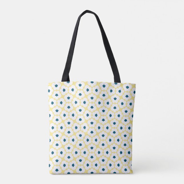 Colorful Floral Tote Bag (Back)