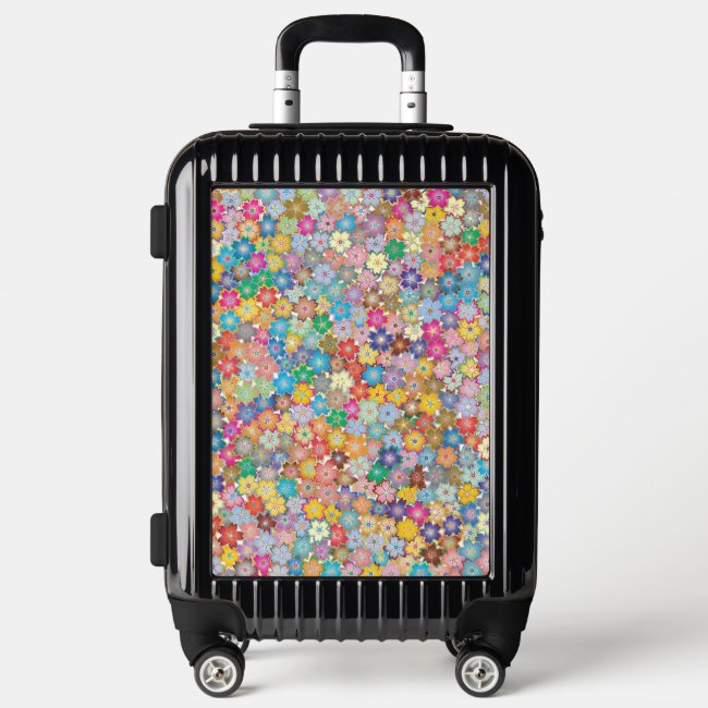 Colorful Floral UGOBag Carry-On Case Luggage