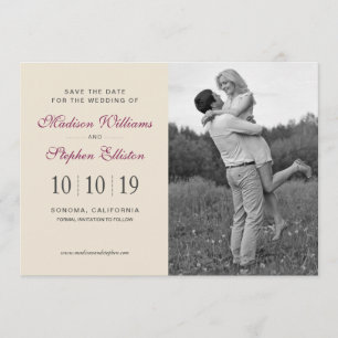 Colorful Floral Watercolor Bouquet - Save the Date