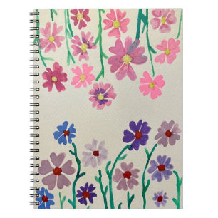 Colorful Floral Watercolor Journal