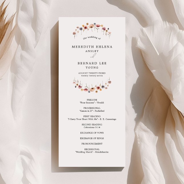 Colorful Floral Wedding Flat Program (Creator Uploaded)