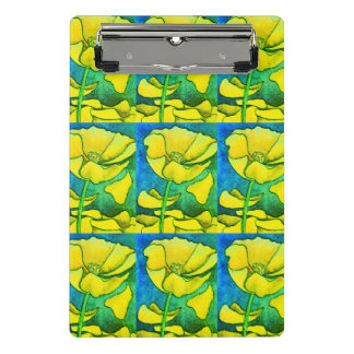Colorful flower and veggies art  mini clipboard